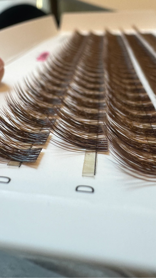 Unstoppable C curl brown bandless lashes - Eyeshine Cosmetics