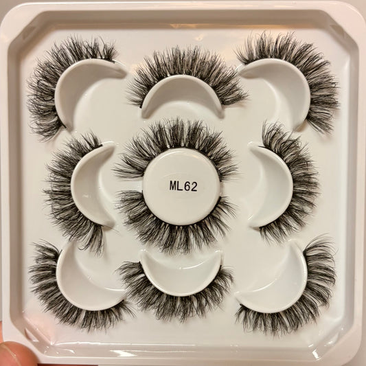 62 DD curl 5 pack lash