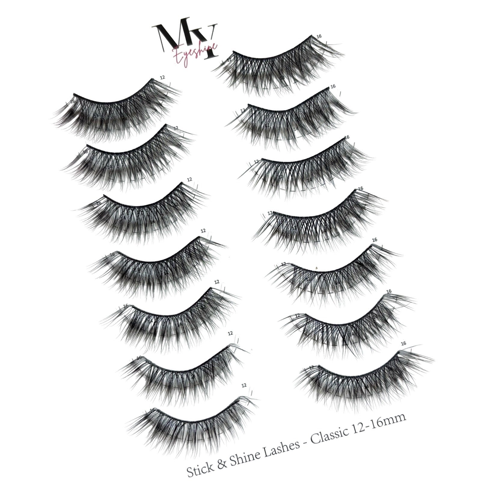 Stick & shine self adhesive lashes - Eyeshine Cosmetics