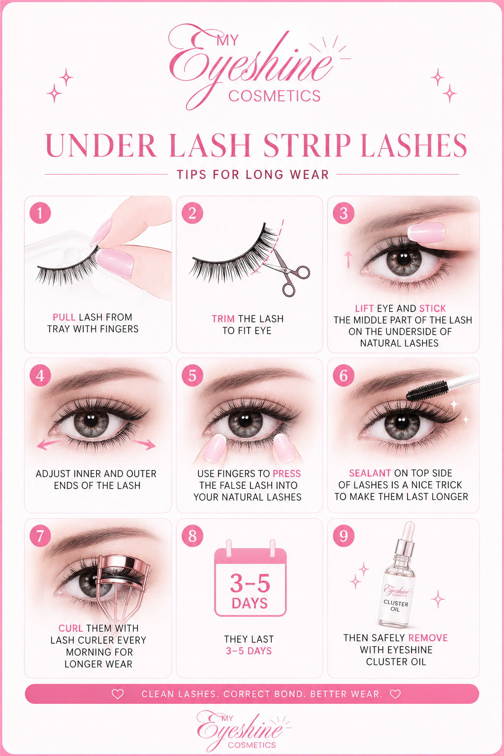 SELF ADHESIVE under lash - Eyeshine Cosmetics