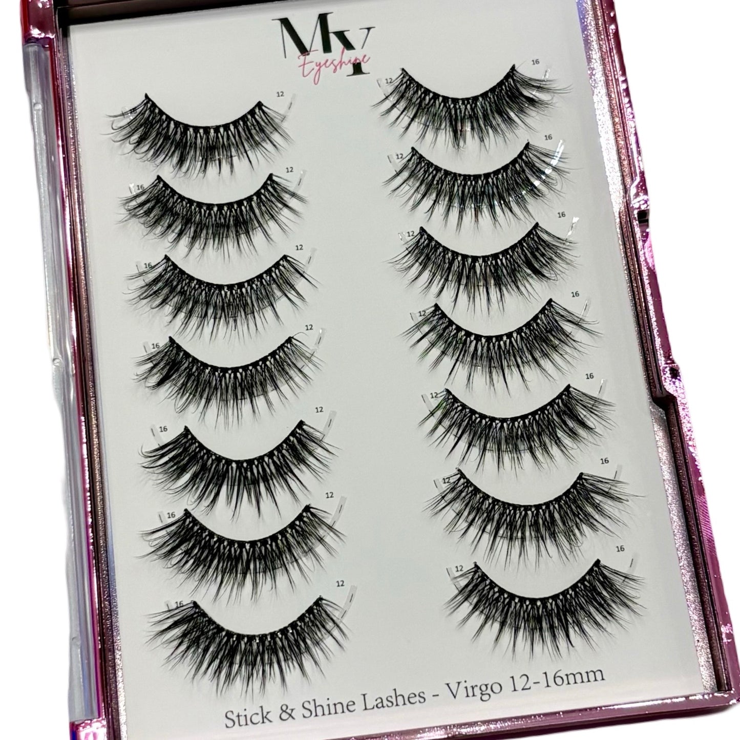 Stick & shine self adhesive under lashes