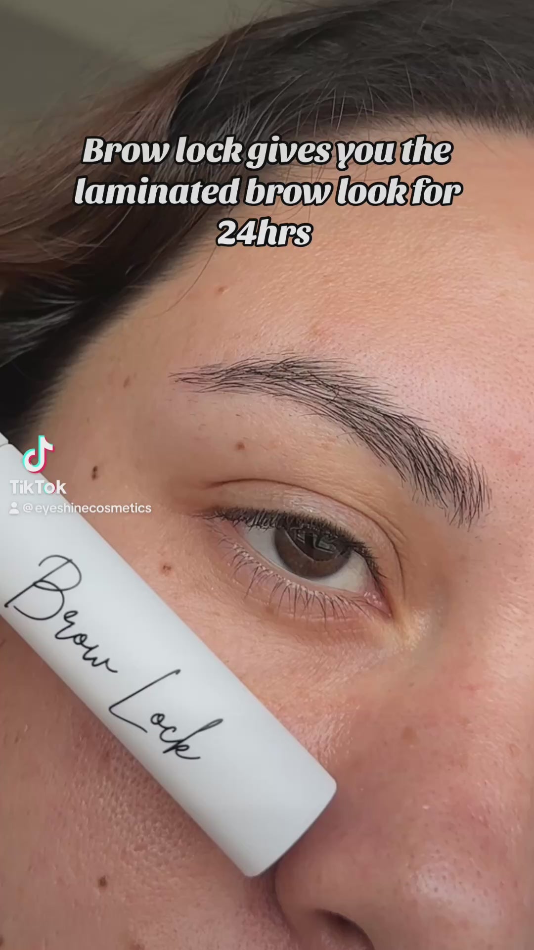 Brow lock glue